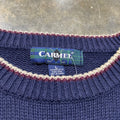 Navy Golf Carmel Sweater