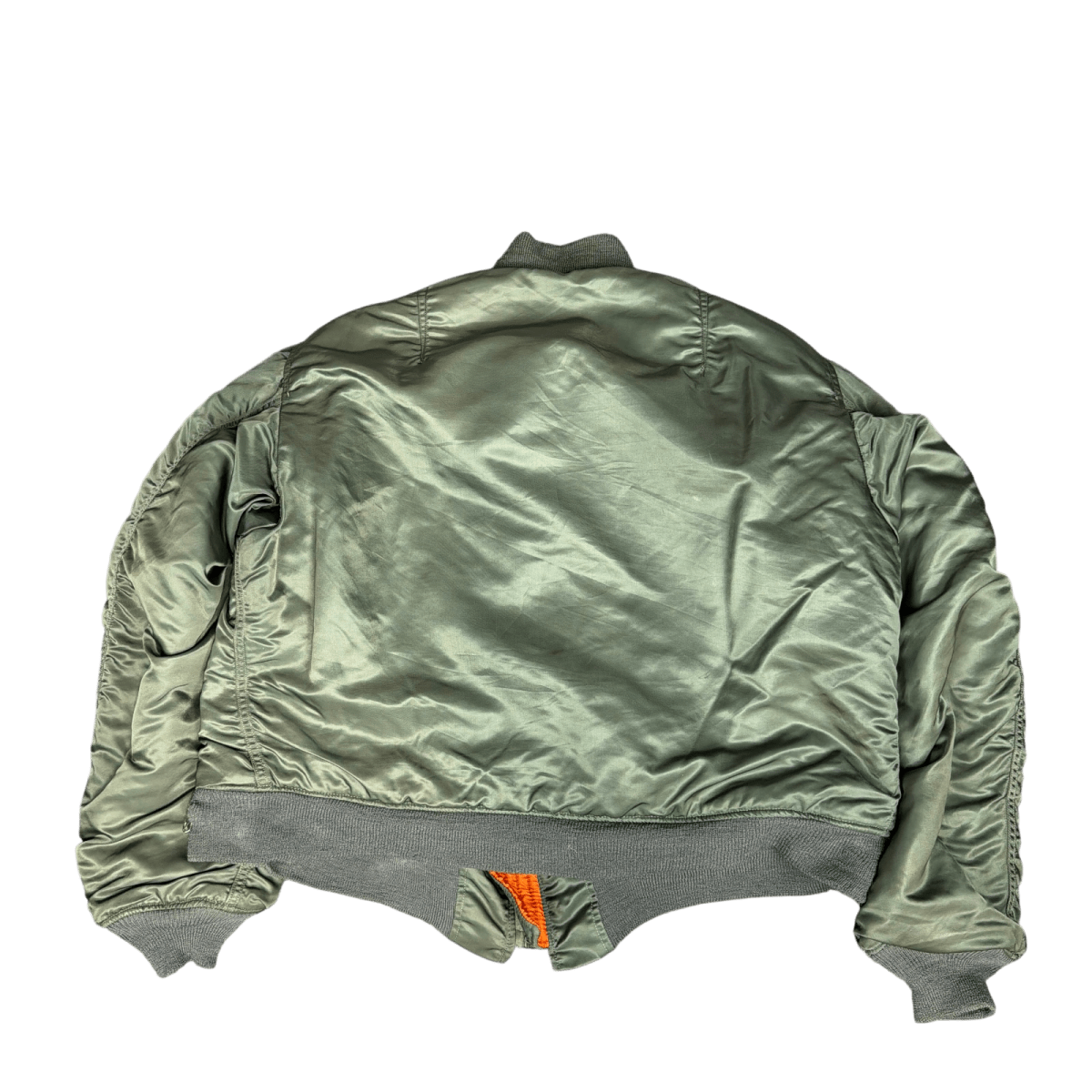 Vintage Bomber Jacket - Olive Green