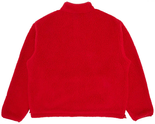 Supreme Polartec Shearling Reversible Pullover Red