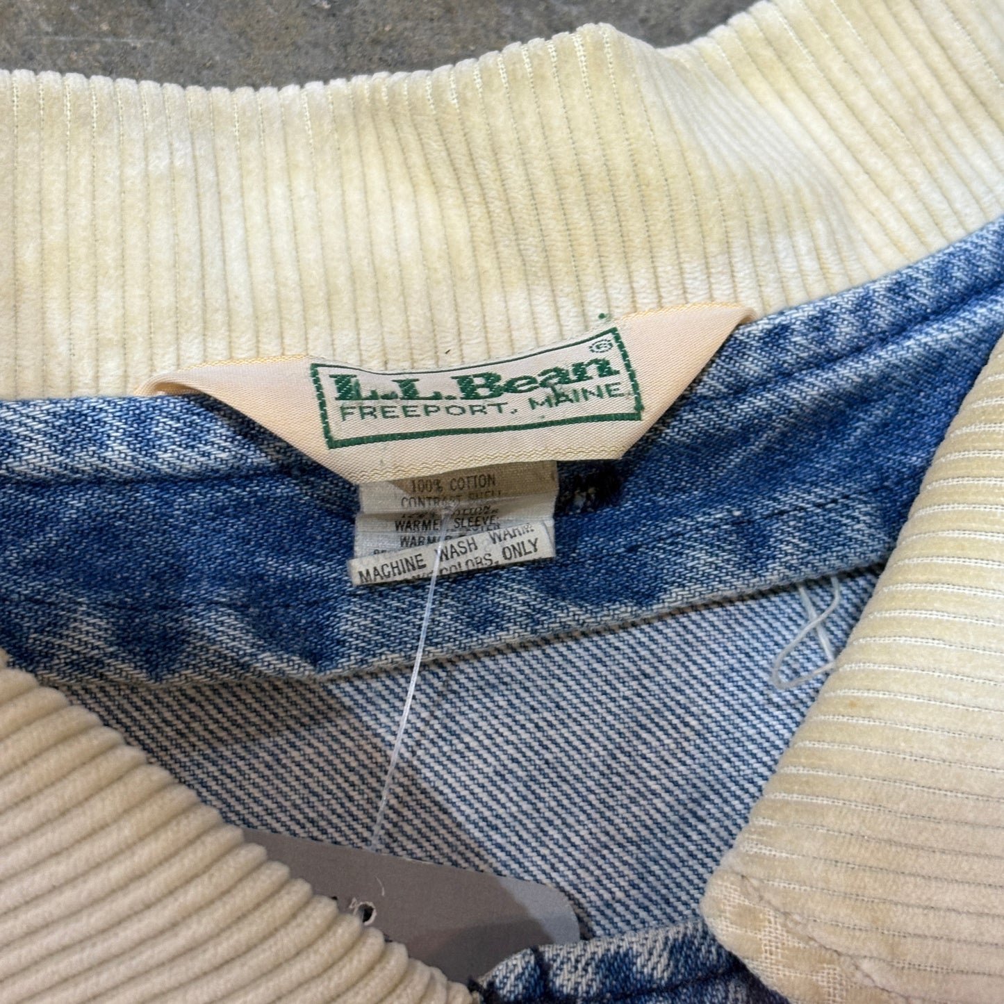 LL Bean Denim Button Jacket2