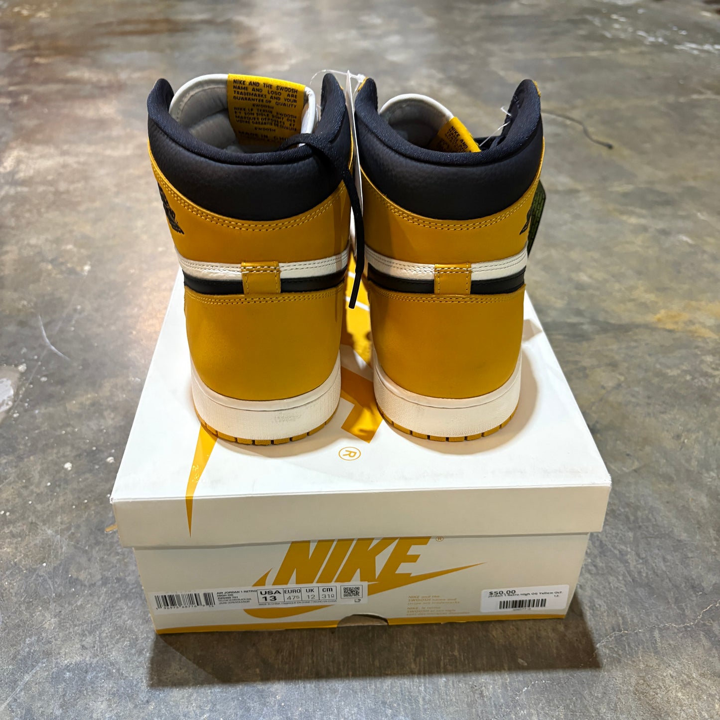 Jordan 1 Retro High OG Yellow Ochre