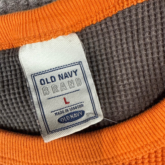 OLD NAVY BRAND Thermal Long Sleeve - Orange (L)