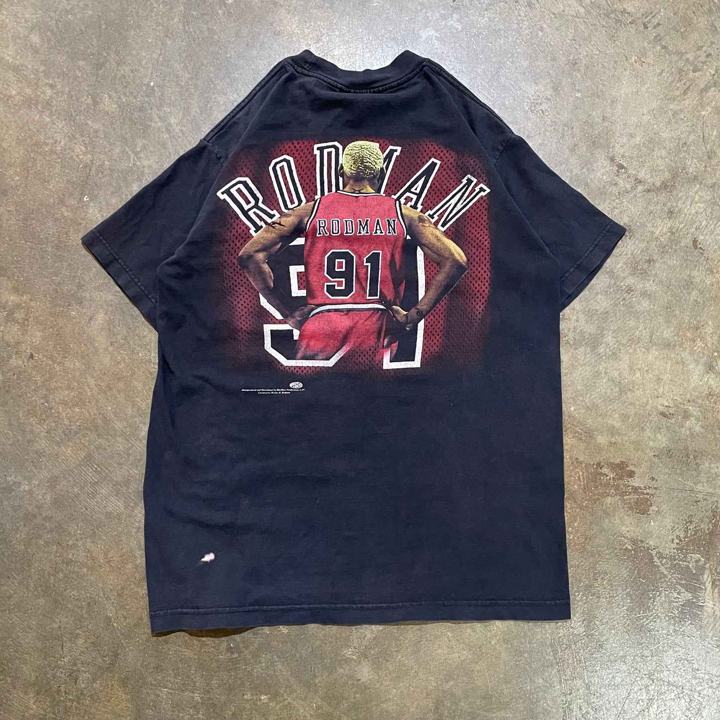 Black Dennis Rodman 1997 Murina Tee