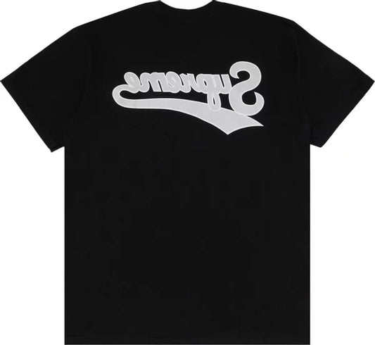 Used Supreme Backwards Black tee