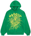 (Used) Sp5der Star OG Web V2 Hoodie Slime Green