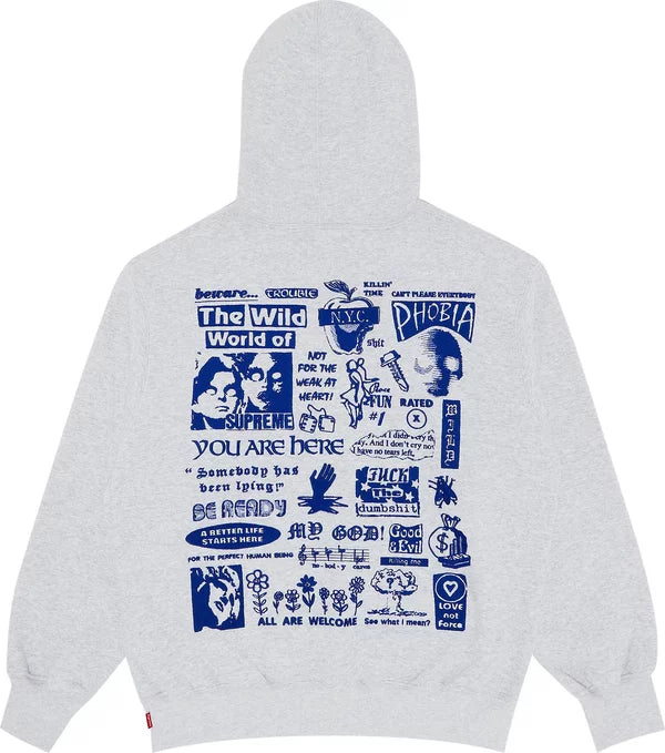 Supreme Wild Embroidered Hooded Sweatshirt