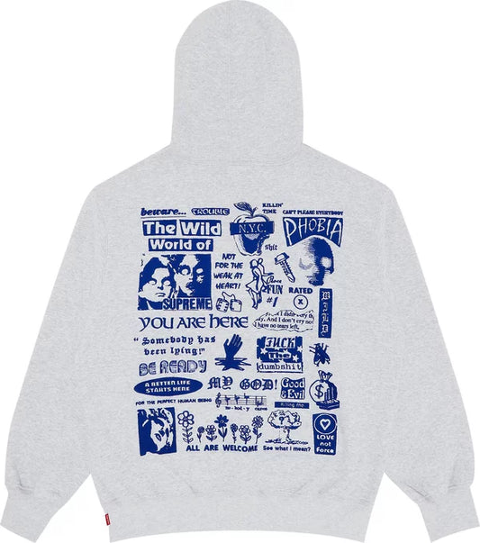 Supreme Wild Embroidered Hooded Sweatshirt