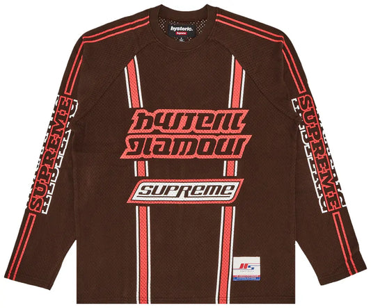 Brown Supreme x HYSTERIC GLAMOUR Mesh Long-Sleeve Top