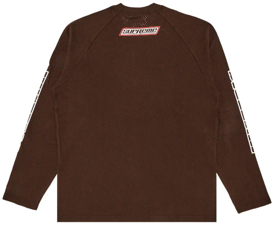 Brown Supreme x HYSTERIC GLAMOUR Mesh Long-Sleeve Top