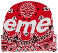 Supreme Big Logo Beanie Red Bandana