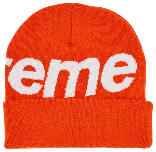 Supreme Big Logo Beanie Orange