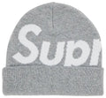 Supreme Big Logo Beanie Grey