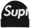 Supreme Big Logo Beanie Black