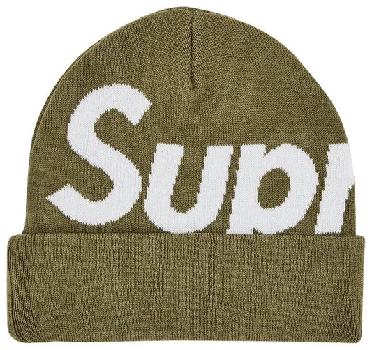 Supreme Big Logo Beanie Olive