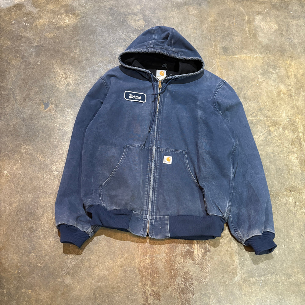 Navy Richard Carhartt Hooded Jacket