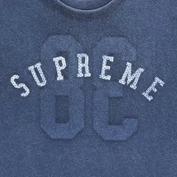 Supreme Overprint S/S Top Navy