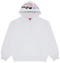 Supreme Multi Logos Hooded Sweatshirt Ash Grey