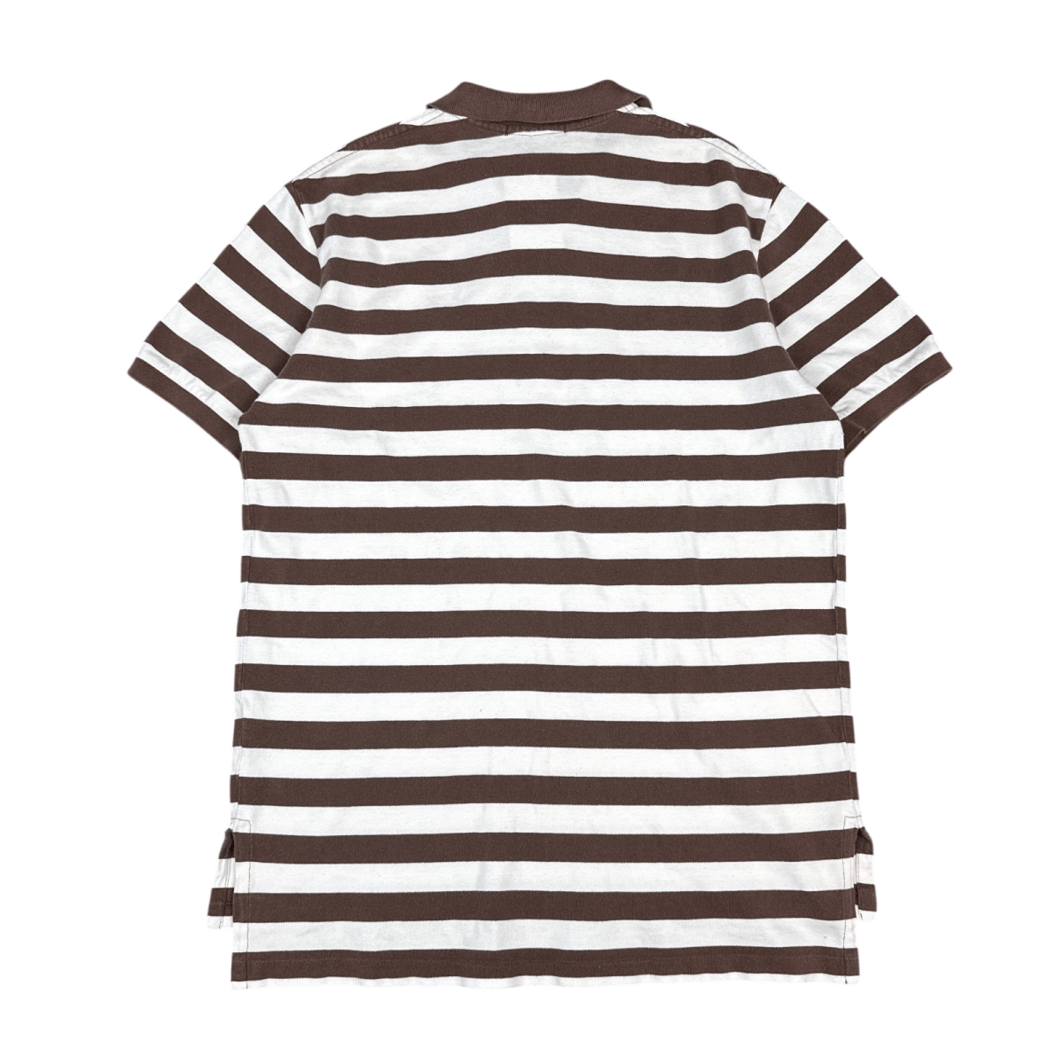 Polo by Ralph Lauren Striped Polo - Brown/White (L)