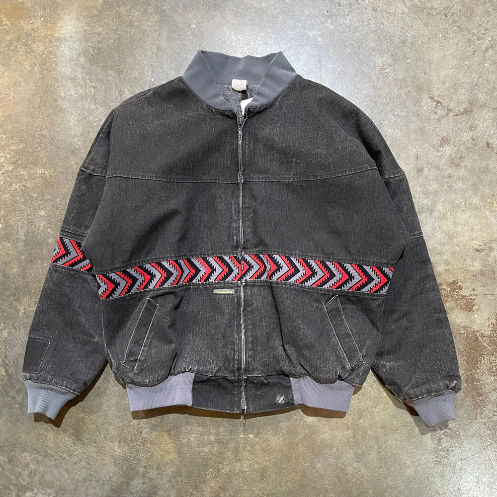 Black Aztec Rode Walker Zip Up Jacket