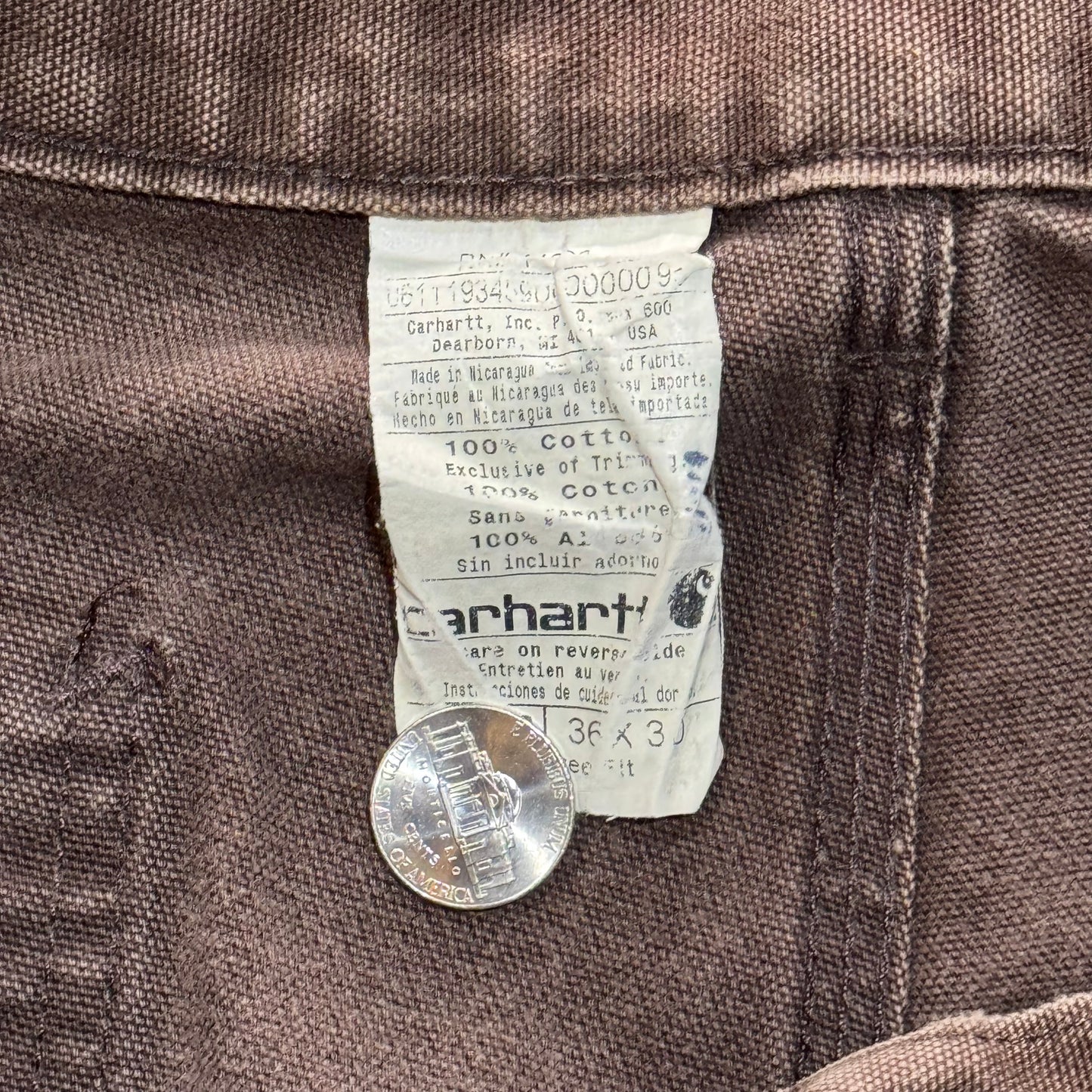 Brown Carhartt Carpenter Pants 11