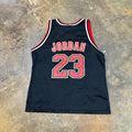 Black Michael Jordan Bulls Champion Jersey
