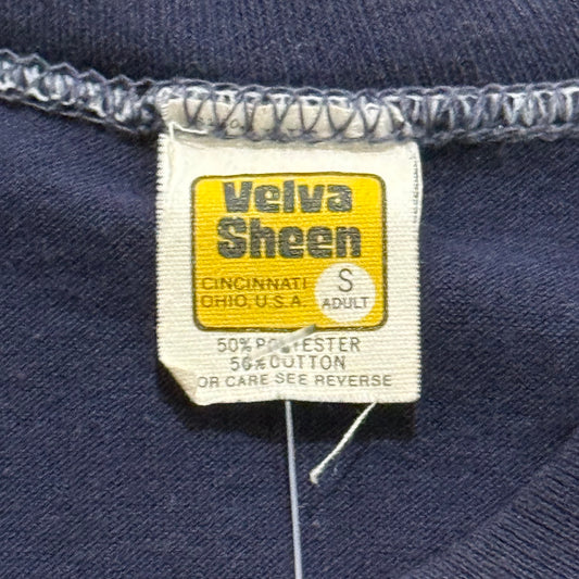 Auburn Rainbow Stripe Navy Tee