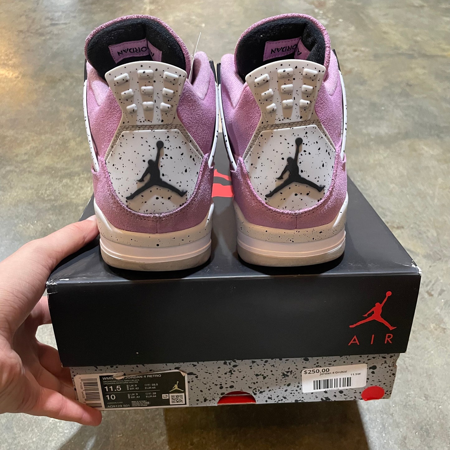 Jordan 4 Orchid