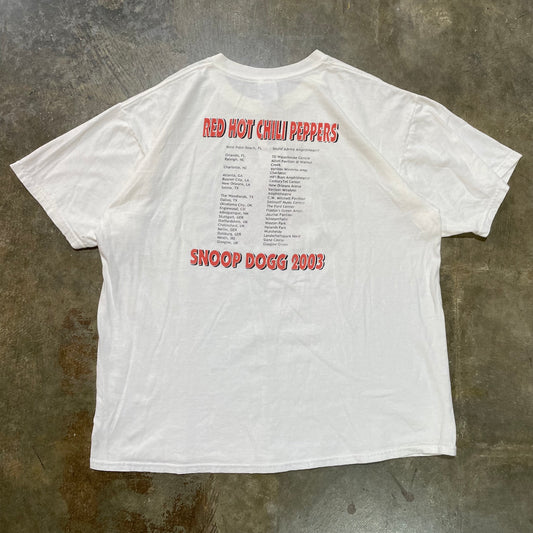 Red Hot Chili Peppers logo White tee