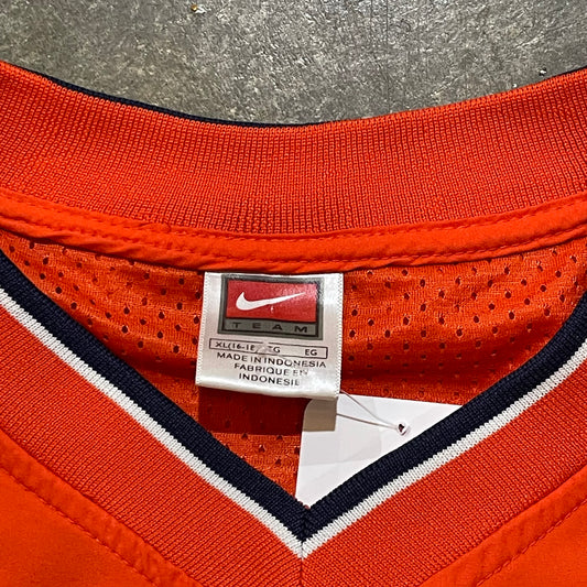 Auburn NIke Team Center Check Orange Sweatshirt