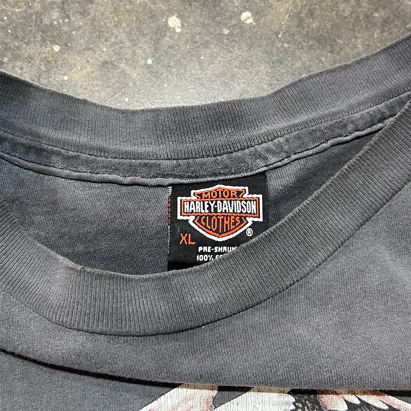 Black 1993 Harley Davidson 90 Years Tee