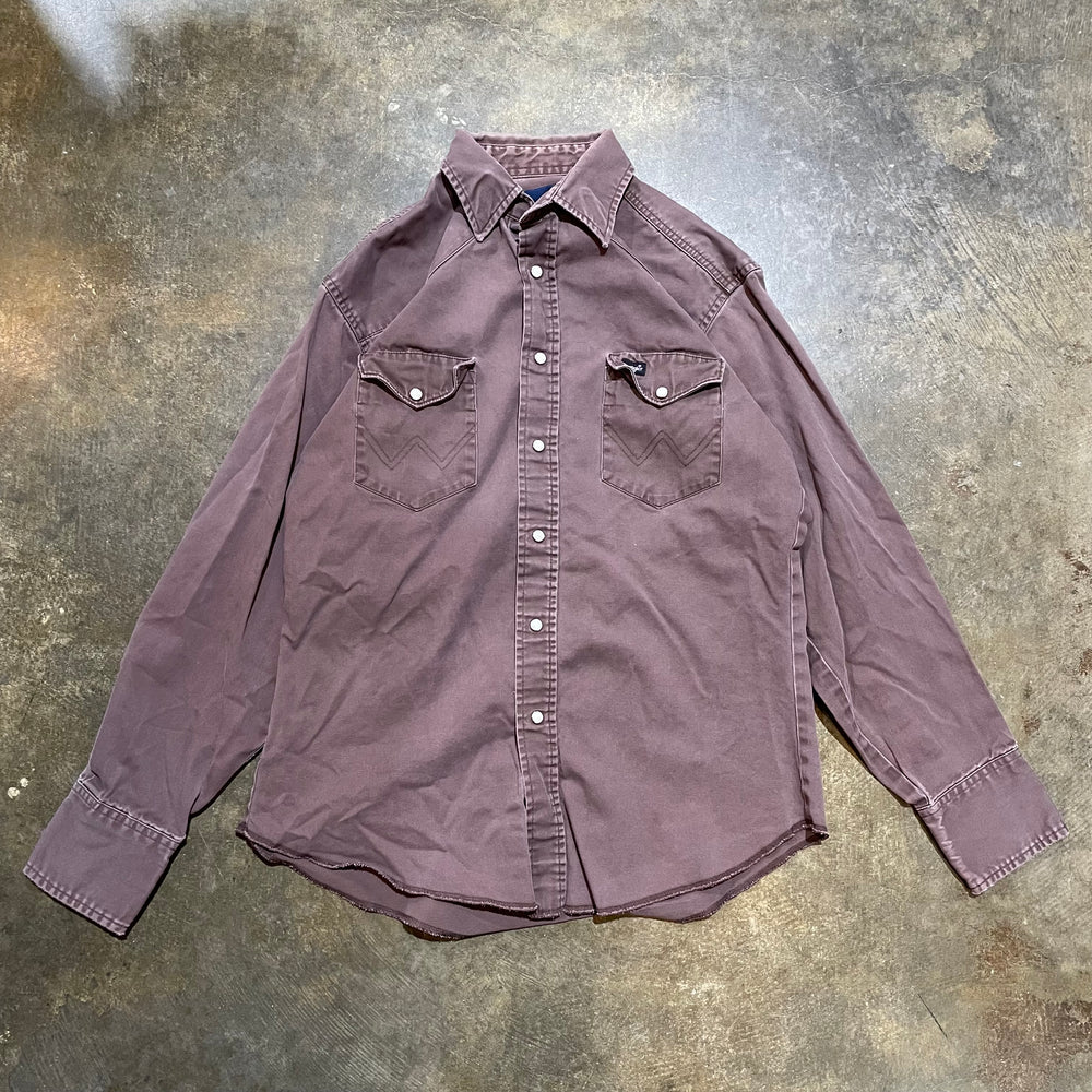 Wrangler Puce Pearl Snap Shirt