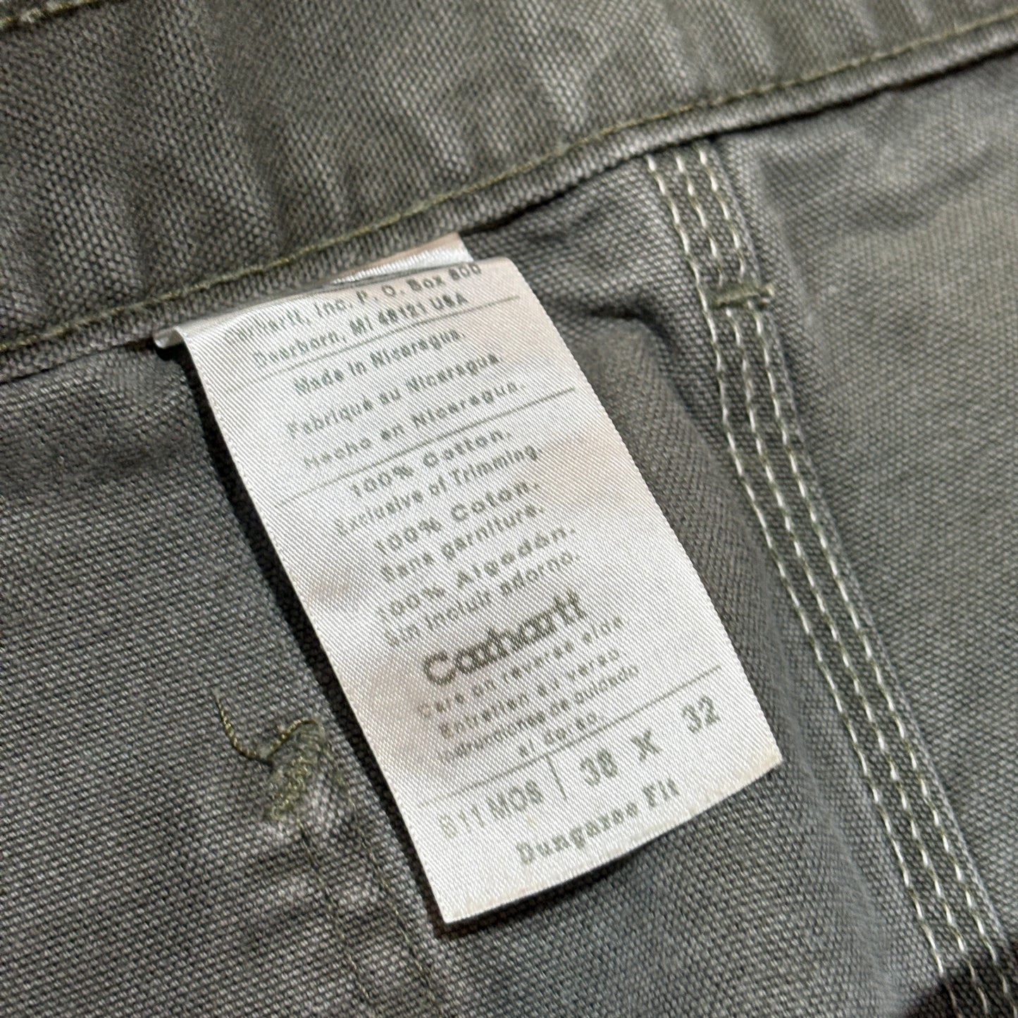 Carhartt Dungaree Fit Work Pants (38x32)