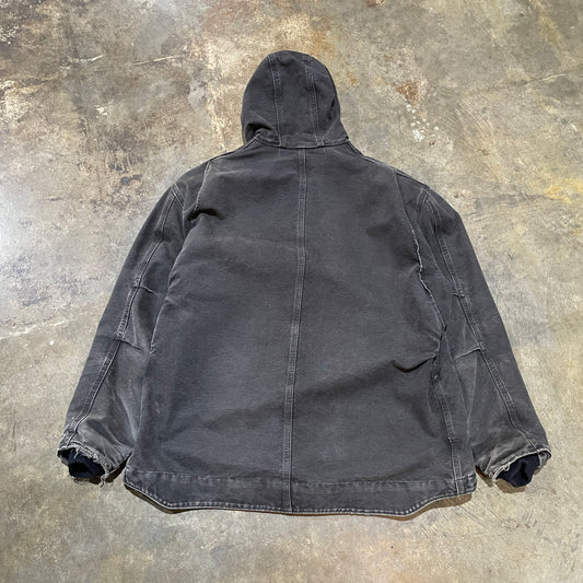 Carhartt C95 Washed Black Hooded Work Jacket 12