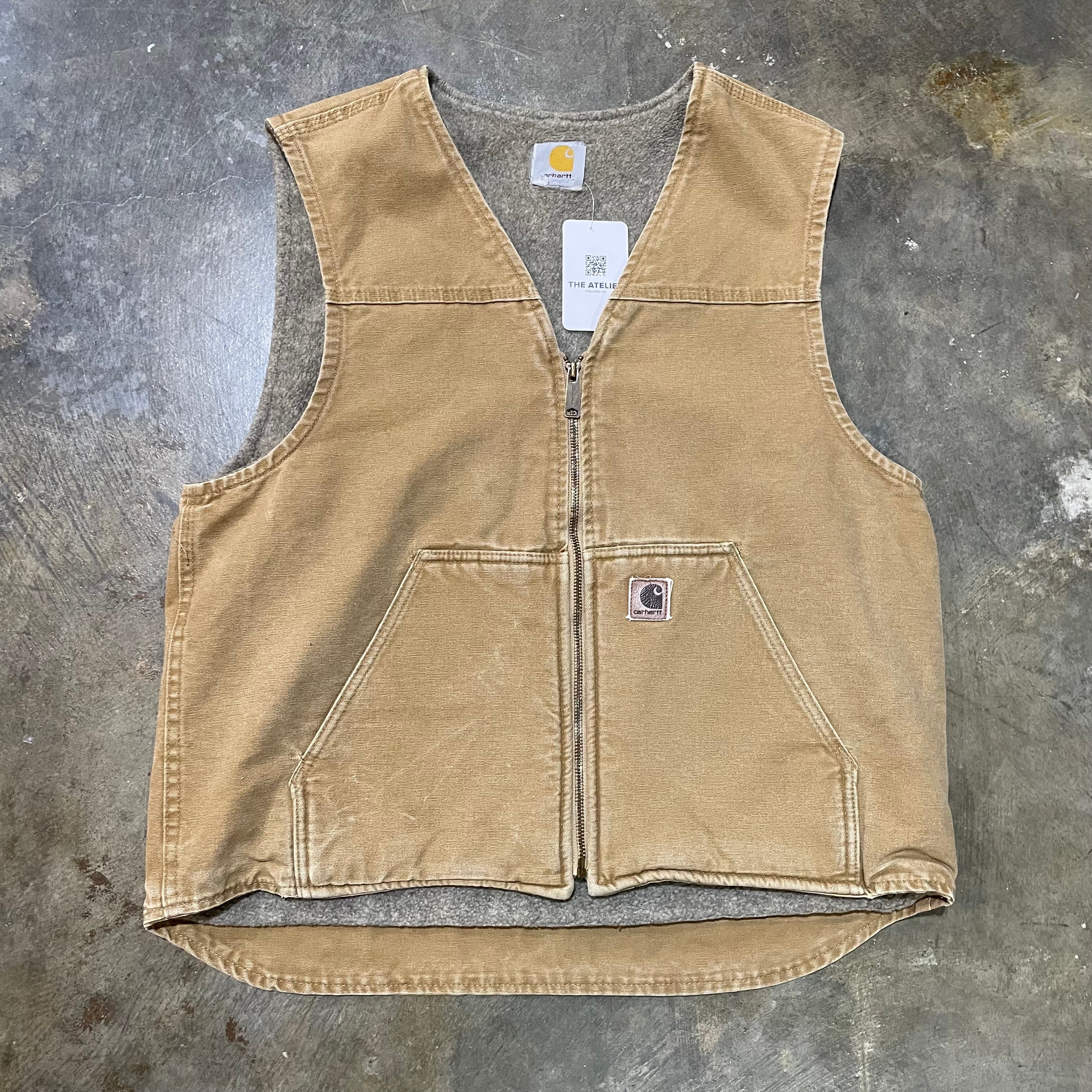 Tan Fleece Lined Carhartt Vest38