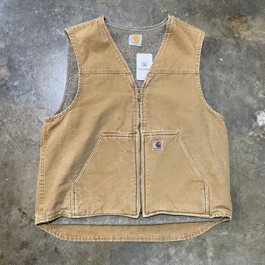 Tan Fleece Lined Carhartt Vest38