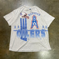 Grey Houston Oilers Big Graphic Salem Tee