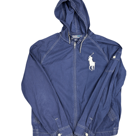 Polo by Ralph Lauren Hooded Jacket - Navy Blue (XL)