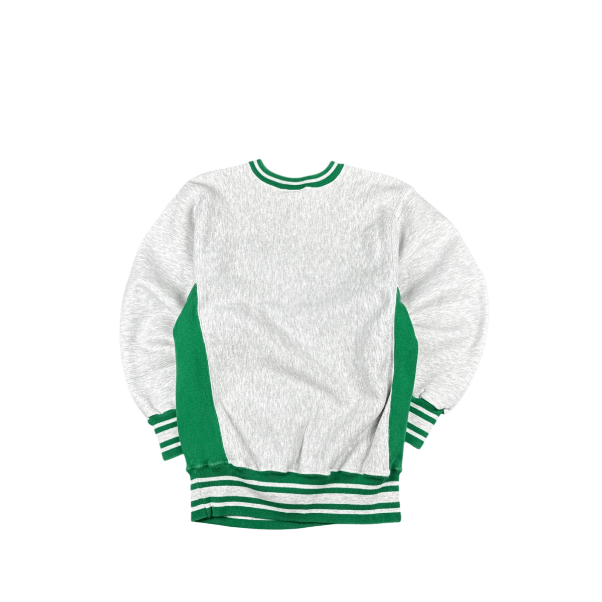 Rugged Sweats Masters Crewneck Sweatshirt - Heather Gray and Green