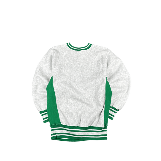 Rugged Sweats Masters Crewneck Sweatshirt - Heather Gray and Green