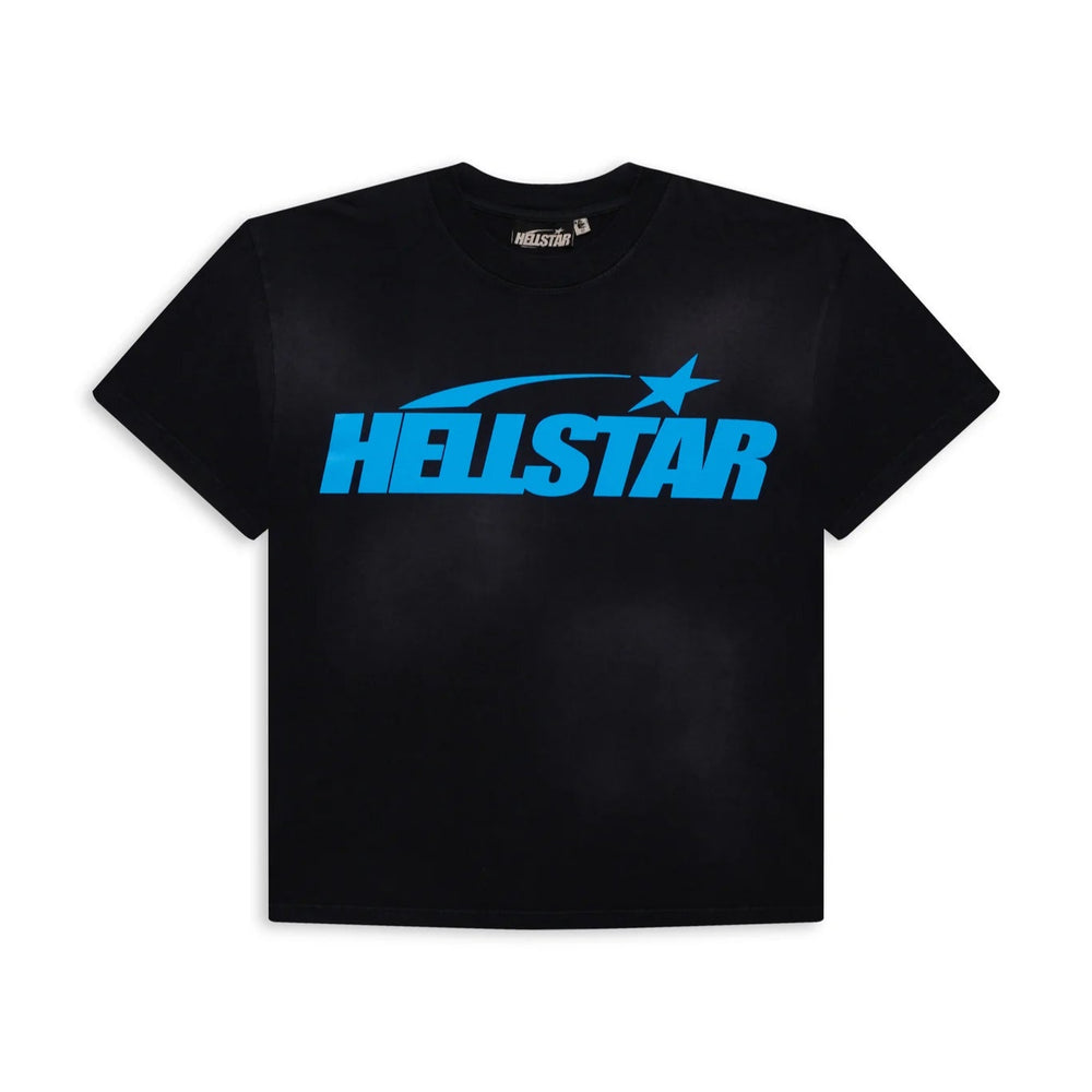 Hellstar Classic T-Shirt Black/Blue Gel Print