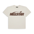 Hellstar Classic T-Shirt White/Brown Gel Print