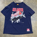 Atlanta Braves Navy Nutmeg Tomhawk Breakthrough Tee