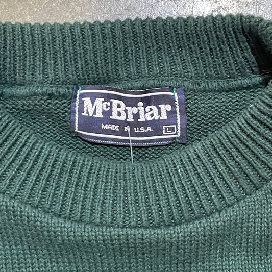 90's McBriar Forest Green Golf Sweater