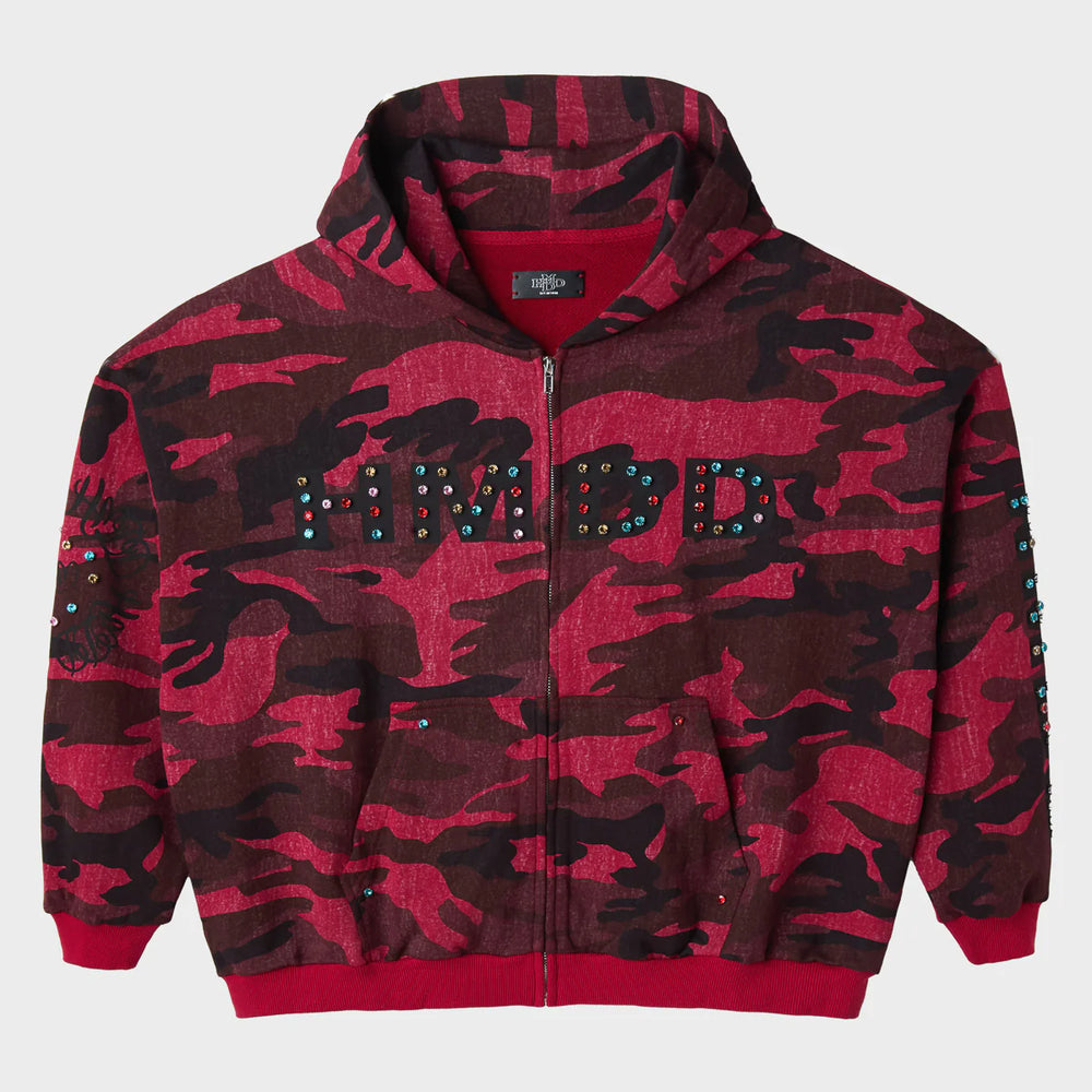 HMDD Red Camo Chimstone Zipup