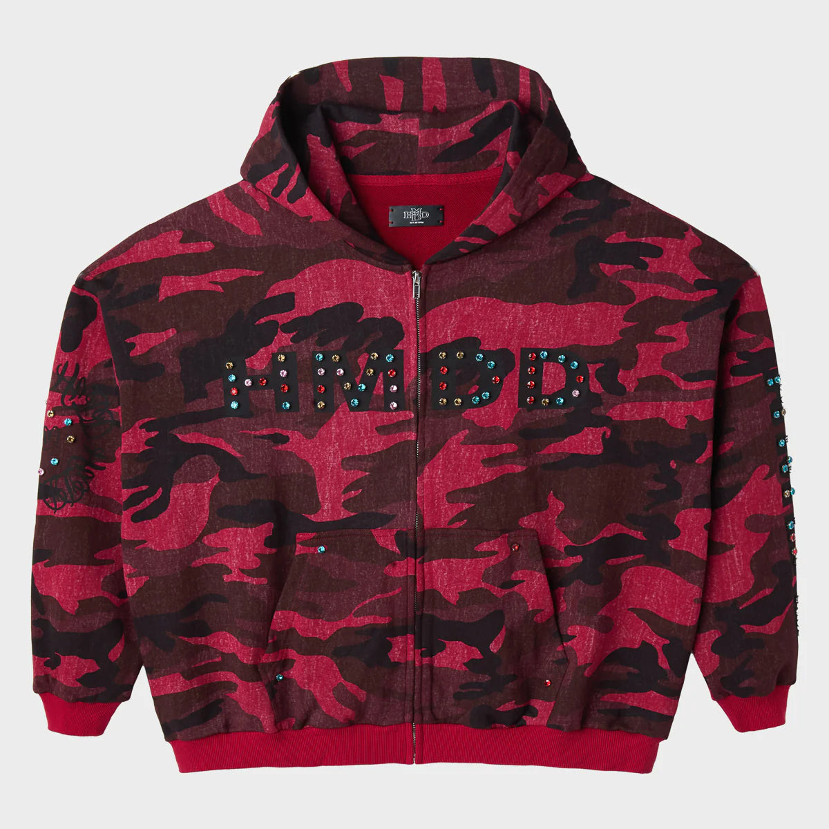 HMDD Red Camo Chimstone Zipup