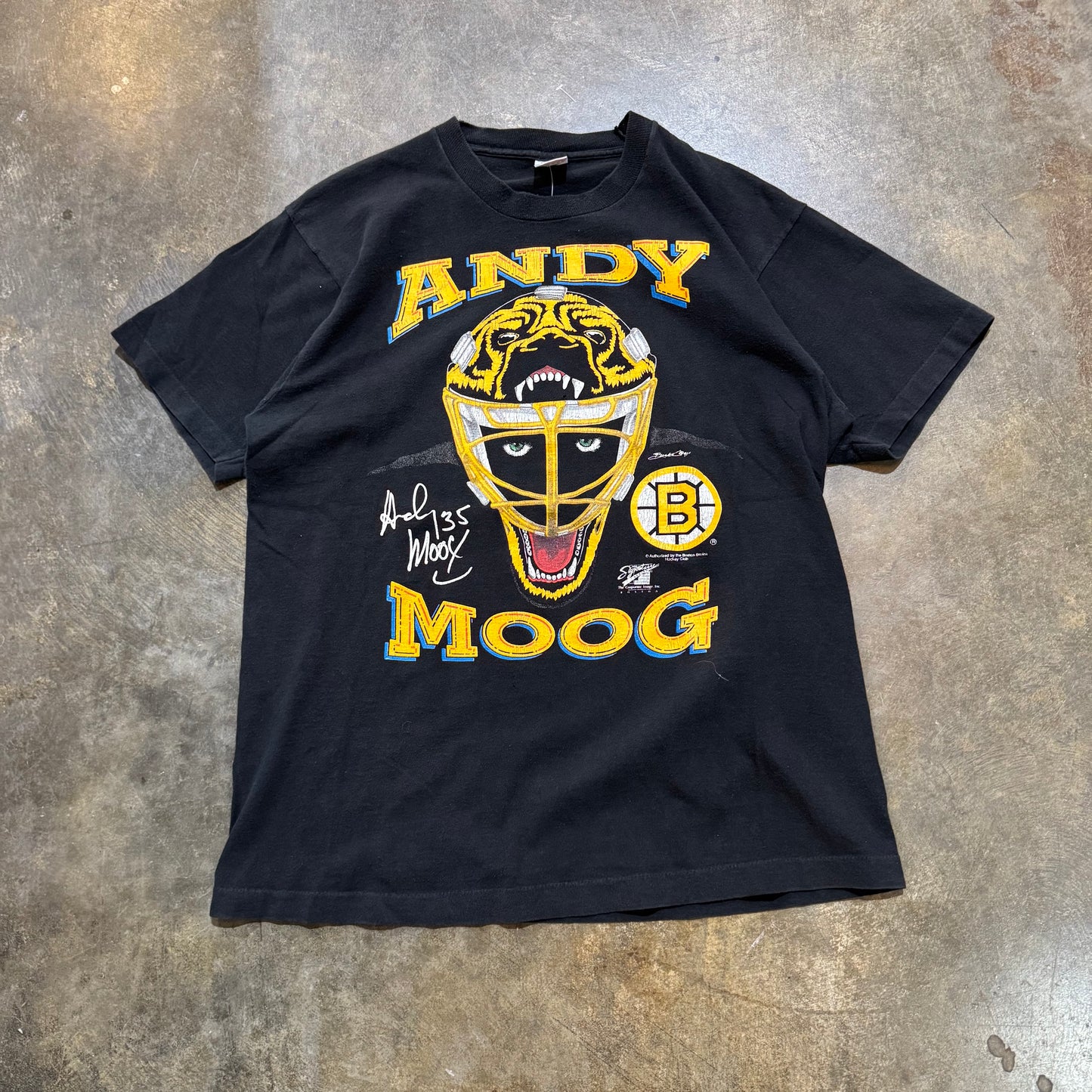 Andy Moog Boston Bruins Tee