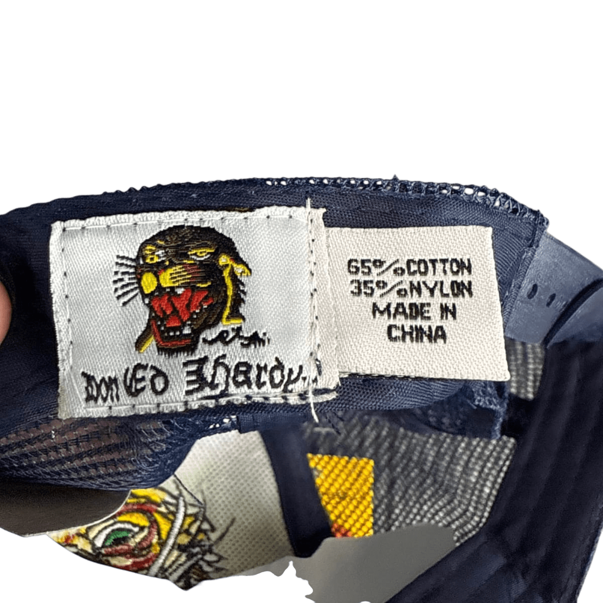 Don Ed Hardy Tiger Trucker Hat - Navy Blue – The Atelier