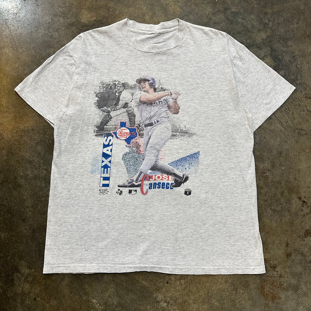 Jose Canseco Rangers tee