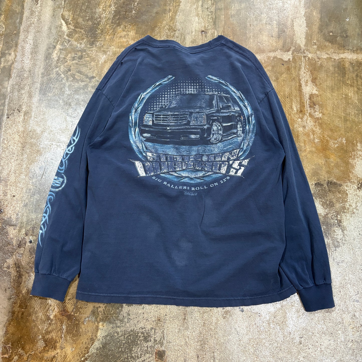 Big Ballin Cadillac Long Sleeve Tee