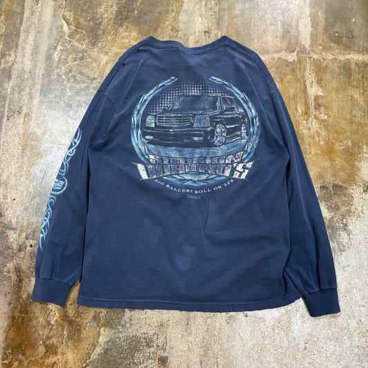 Big Ballin Cadillac Long Sleeve Tee